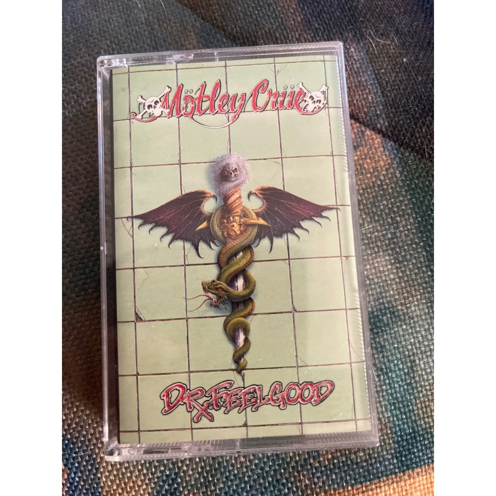 Motley Crue Dr. Feelgood Cassette Tape 1989 Elektra 60829-4 Hard Rock Metal